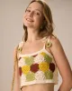 Women's Cropped Knitted Cami Top sold by rihoas