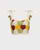 Women's Cropped Knitted Cami Top sold by rihoas