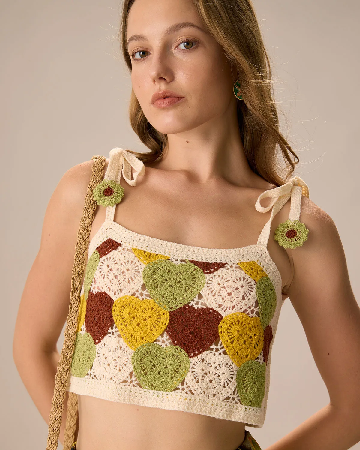 Women's Cropped Knitted Cami Top sold by rihoas