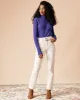 The Solid Mock Neck Slim Fit Knit Top sold by rihoas