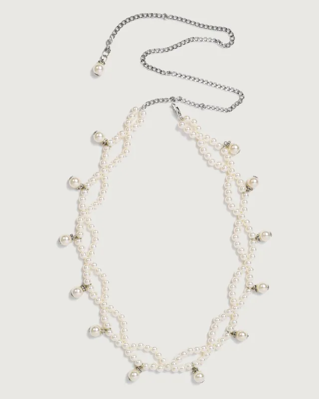 The Pearl Waist Chain sold by rihoas