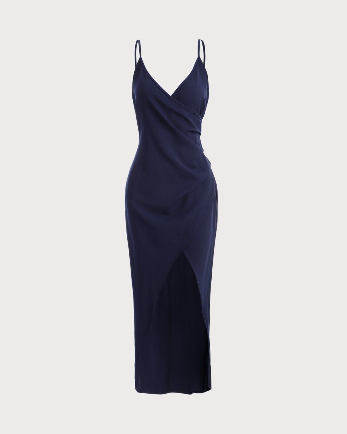 The Ruched Slit Bodycon Maxi Dress sold by rihoas product image thumbnail 6