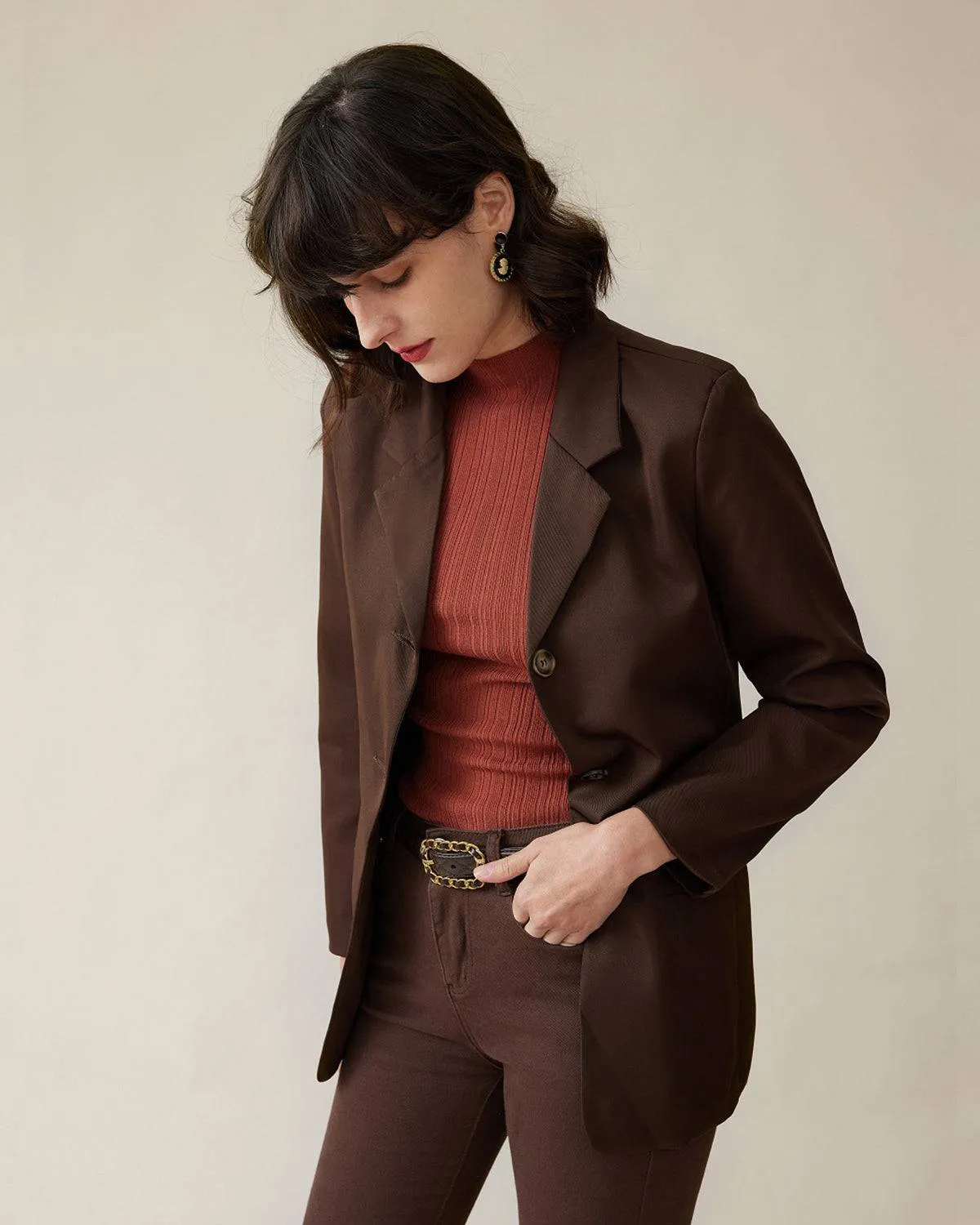 The Basic Buttoned Blazer sold by rihoas product image thumbnail 4