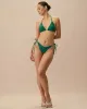 The Green Reversible Floral Tie Bikini Bottom sold by rihoas