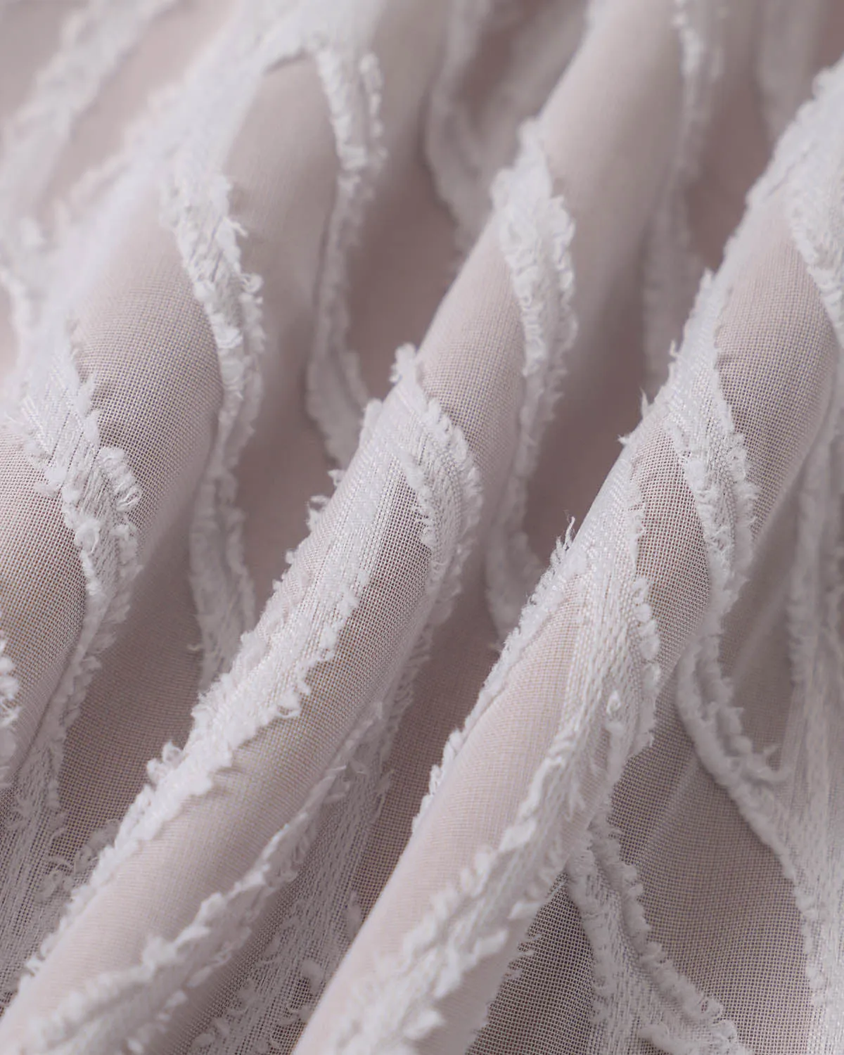 Women's White V-Neck See-through Mini Dress sold by rihoas product image thumbnail 3