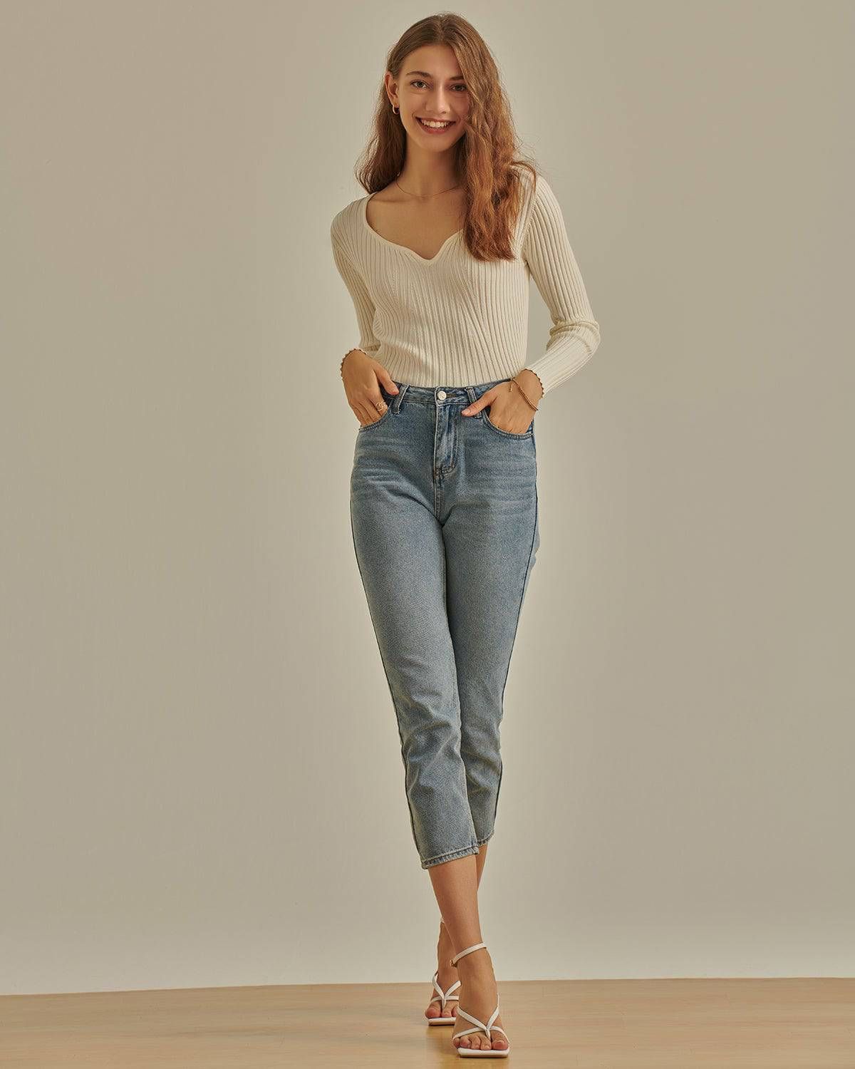 The Basic Teardrop Ribbed Top sold by rihoas product image thumbnail 4