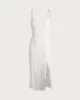 The Wave Textured Pearl Strap Midi Dress sold by rihoas