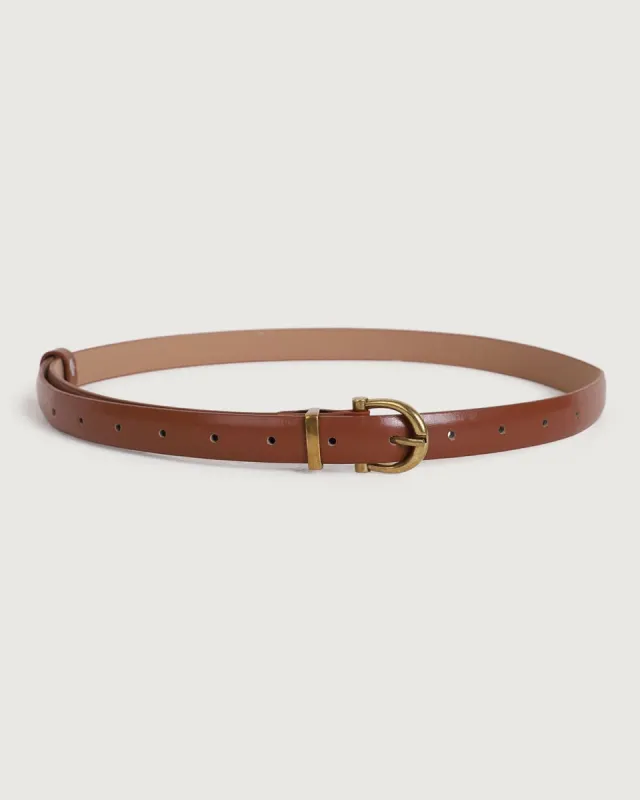 The Horseshoe Gold Buckle Belt sold by rihoas