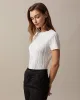 The Solid Boat Neck Water Ripple Textured Tee sold by rihoas