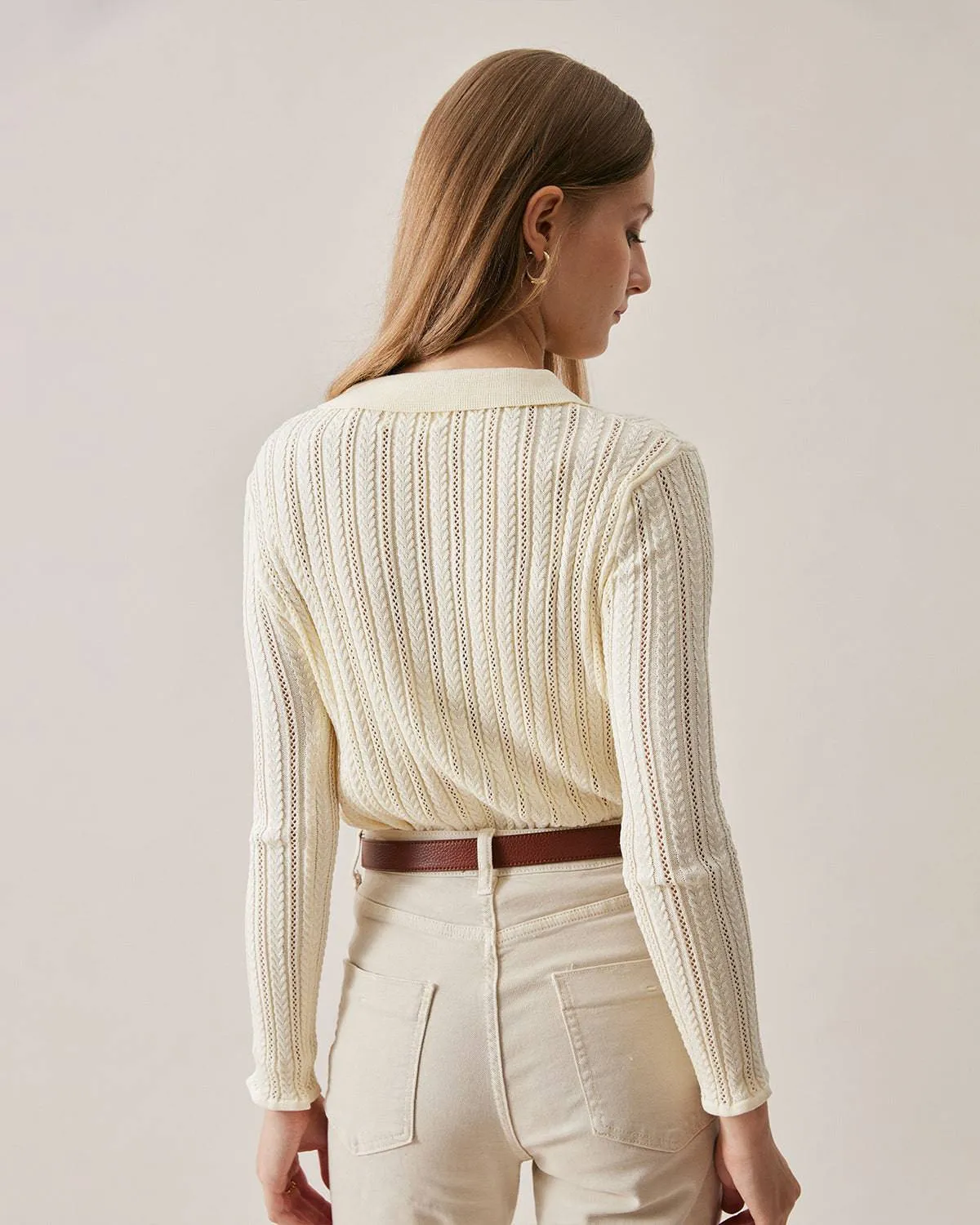 The Cable Knitted Cardigan sold by rihoas product image thumbnail 3