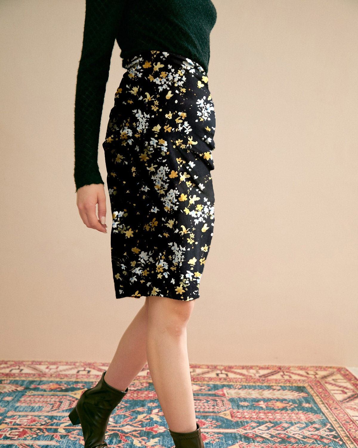 The Floral A-line Skirt sold by rihoas product image thumbnail 5