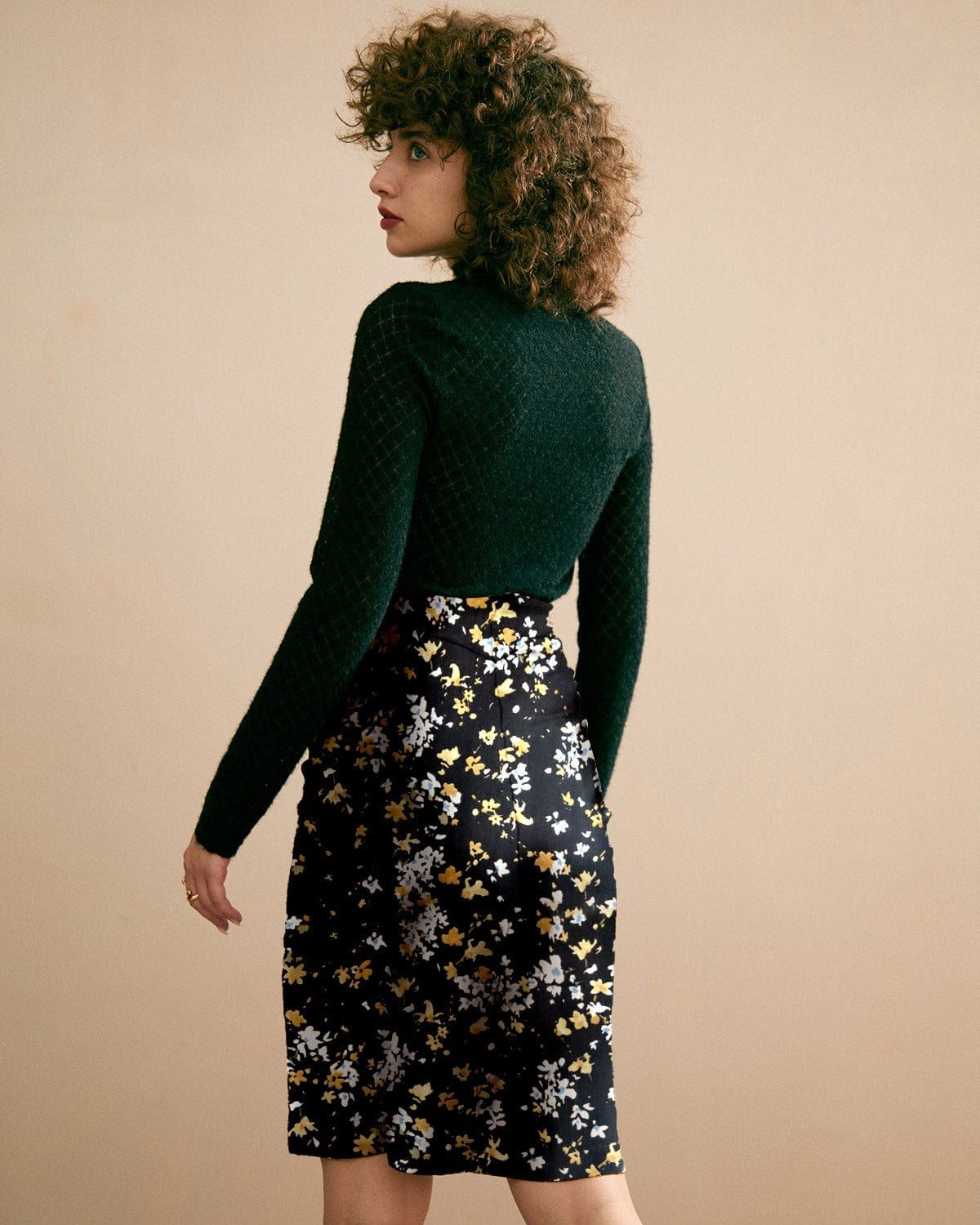 The Floral A-line Skirt sold by rihoas product image thumbnail 3
