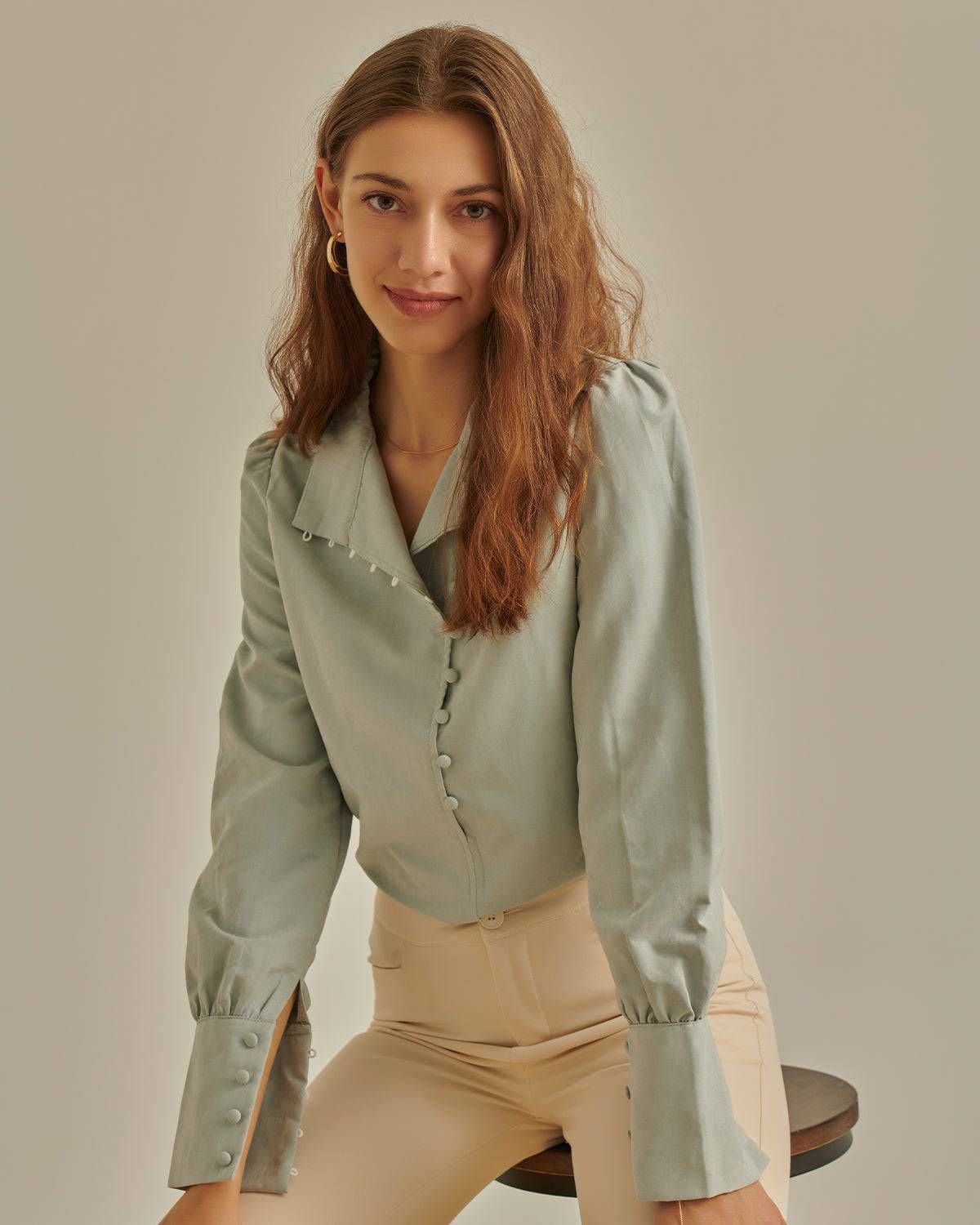 The Classic Button Down Shirt sold by rihoas