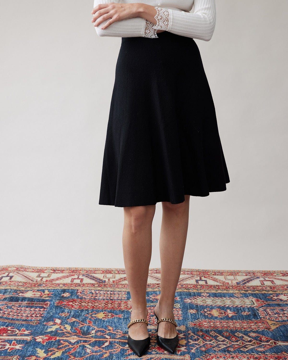 The A-line Knitted Midi Skirt sold by rihoas product image thumbnail 4