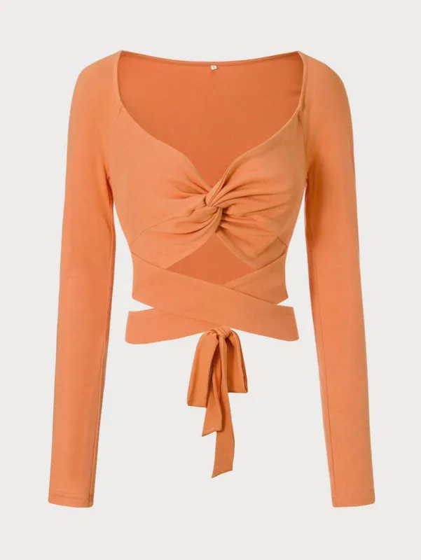 The Twist Tie Waist Tee sold by rihoas