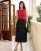 The Red Boat Neck Linen Tank Top sold by rihoas