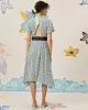 The Ruffle Backless Floral Midi Dress sold by rihoas