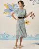 The Ruffle Backless Floral Midi Dress sold by rihoas