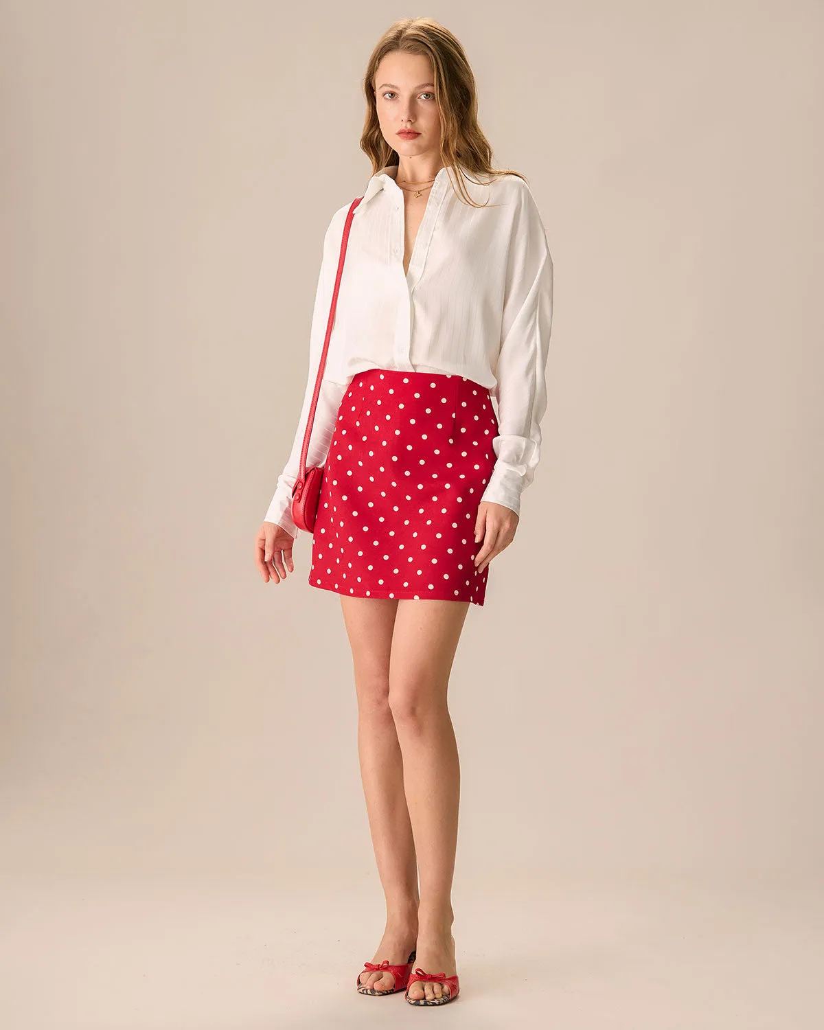 Women's White Striped Long Sleeve Satin Shirt sold by rihoas product image thumbnail 3