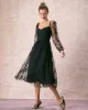 The Black Sweetheart Neck Mesh Midi Dress sold by rihoas