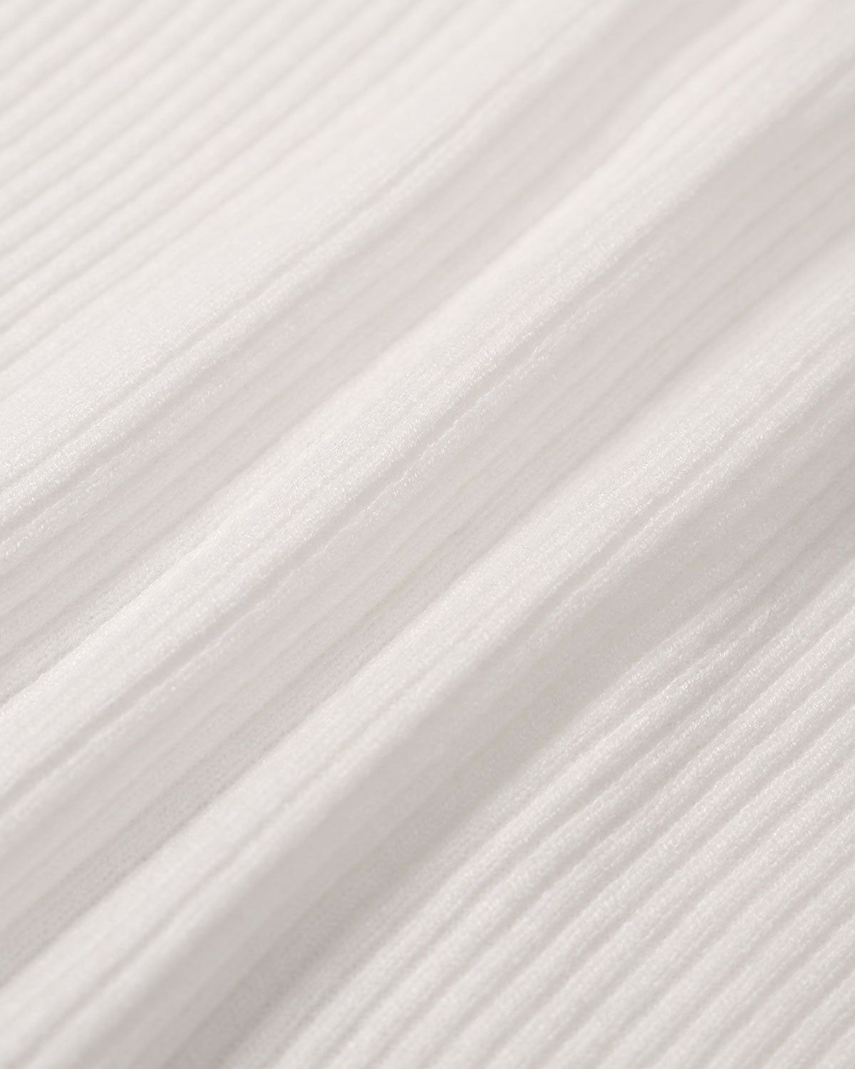 The White Mock Neck Long Sleeve Knit Top sold by rihoas product image thumbnail 3