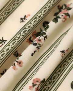 The Green Floral Sleeveless Slip Midi Dress sold by rihoas