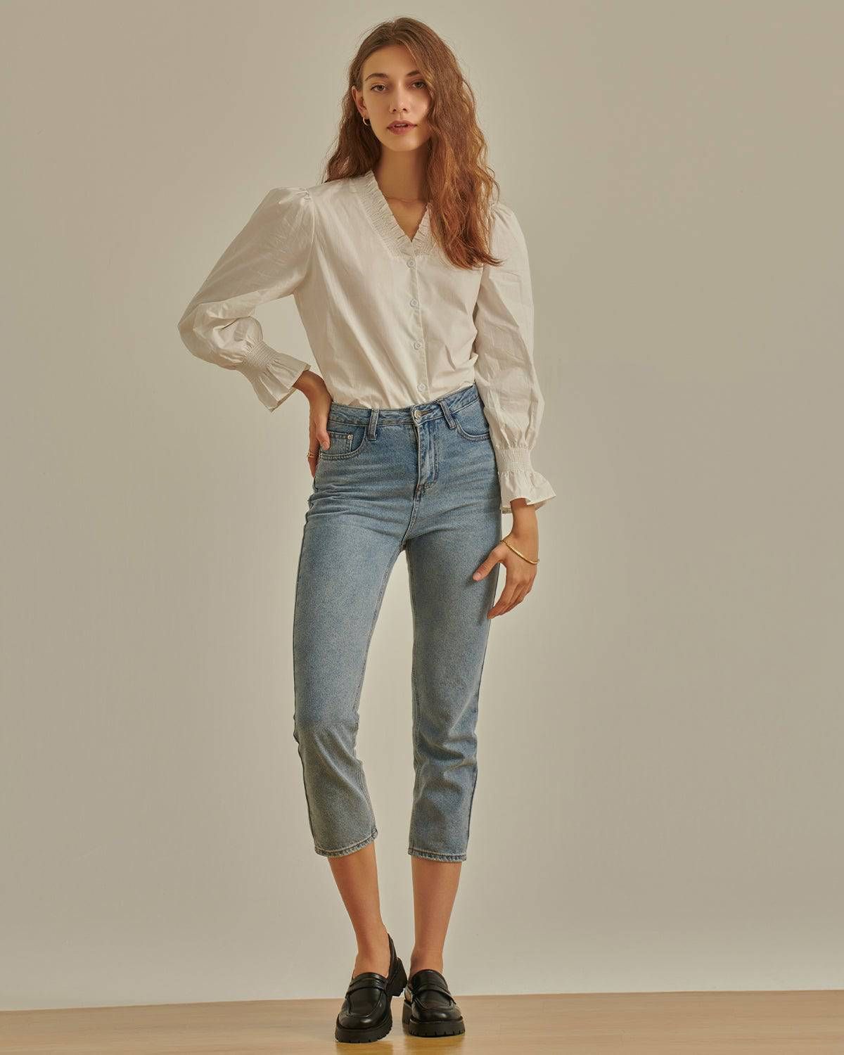 The Romance Ruffle Blouse sold by rihoas product image thumbnail 3