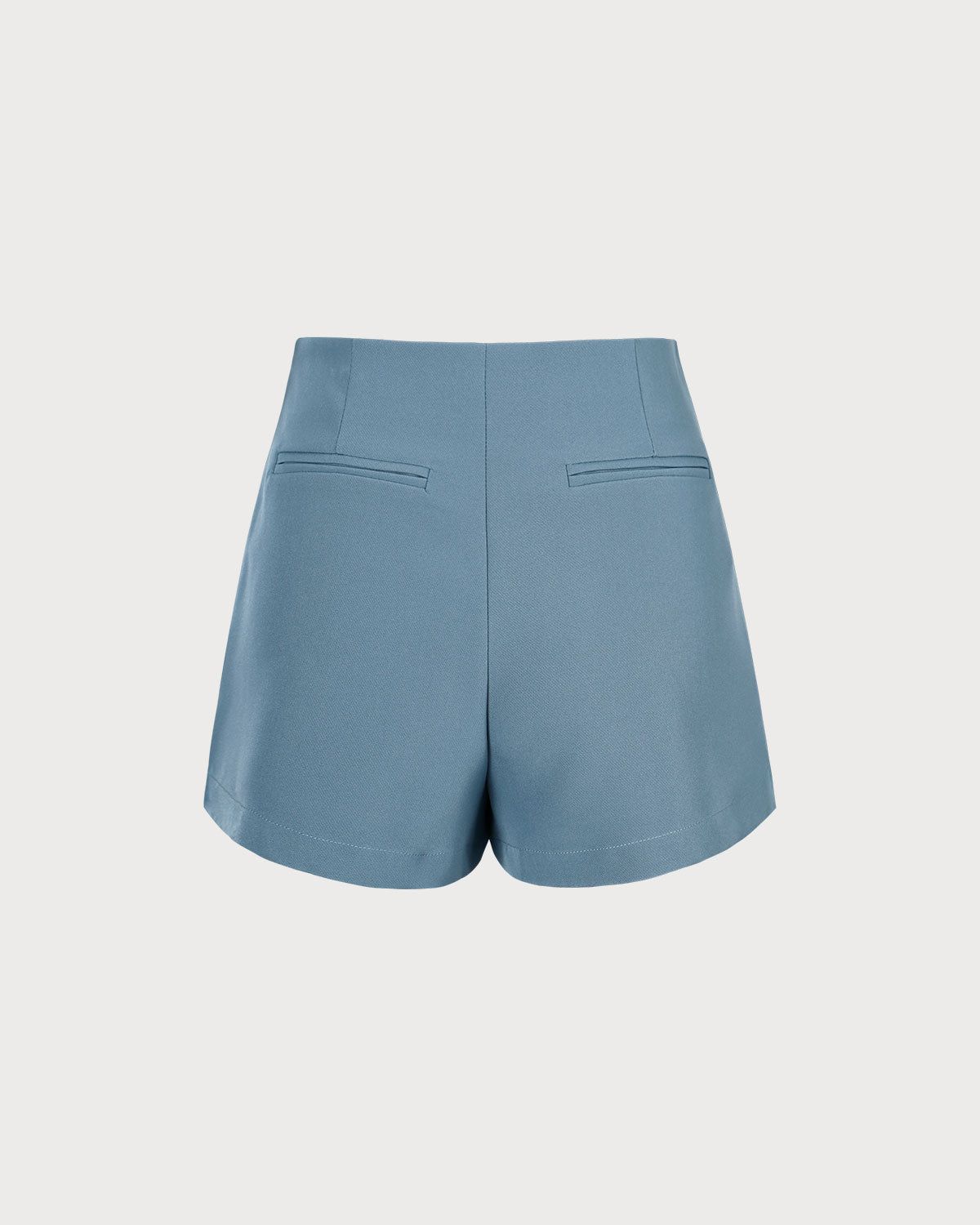 The Blue High Waist Asymmetrical Hem Skort sold by rihoas product image thumbnail 7