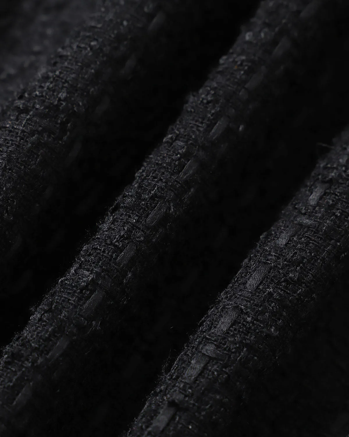 Women's Black Double-breasted Tweed Blazer sold by rihoas product image thumbnail 5