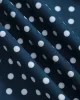 Women's Navy V-neck Polka Dot Mini Dress sold by rihoas
