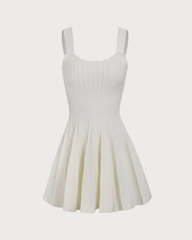 Women's Beige Knitted Sweater Dress sold by rihoas