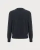 Women's Grey Single-Breasted Ribbed Knit Cardigan sold by rihoas