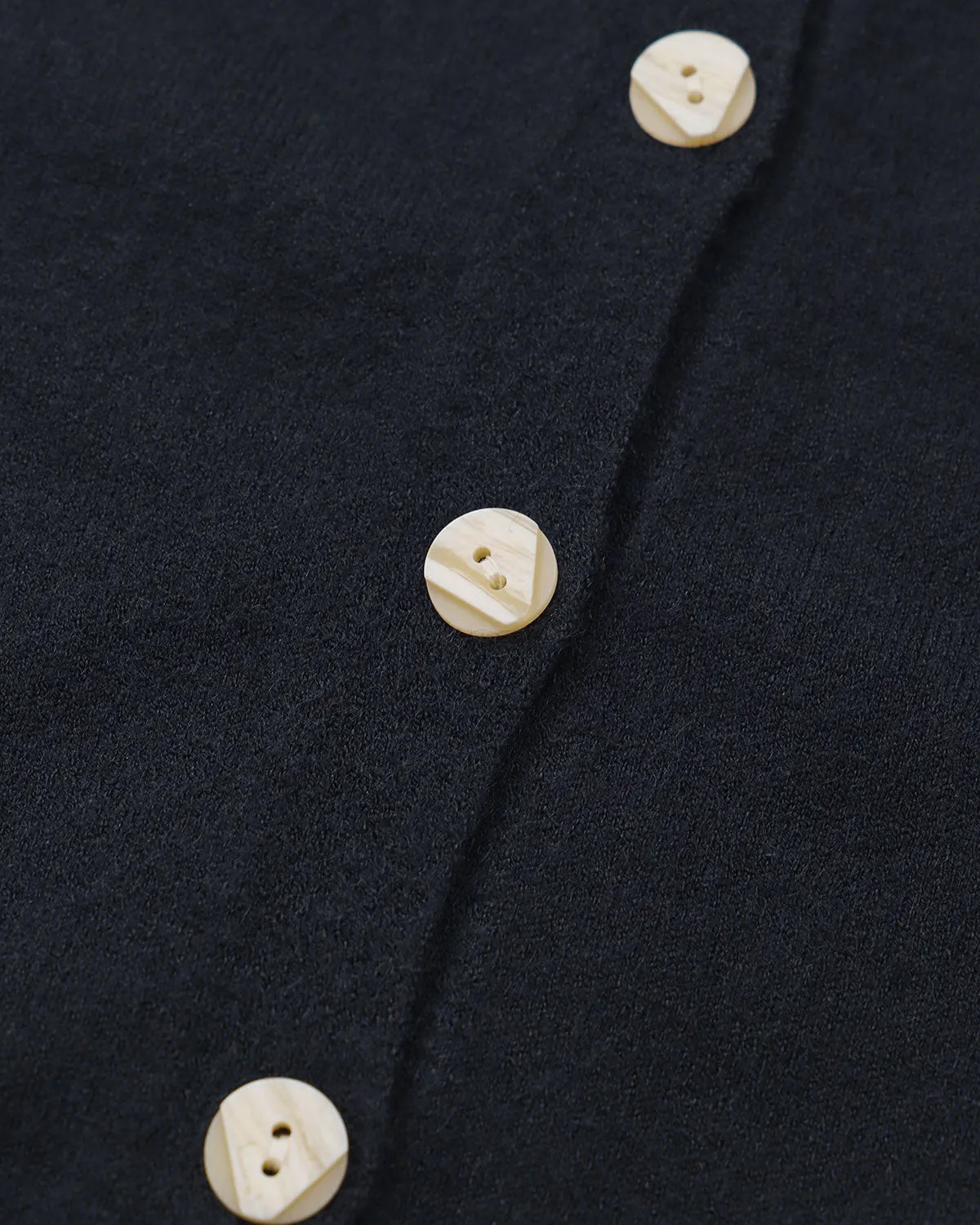 Women's Grey Single-Breasted Ribbed Knit Cardigan sold by rihoas product image thumbnail 4