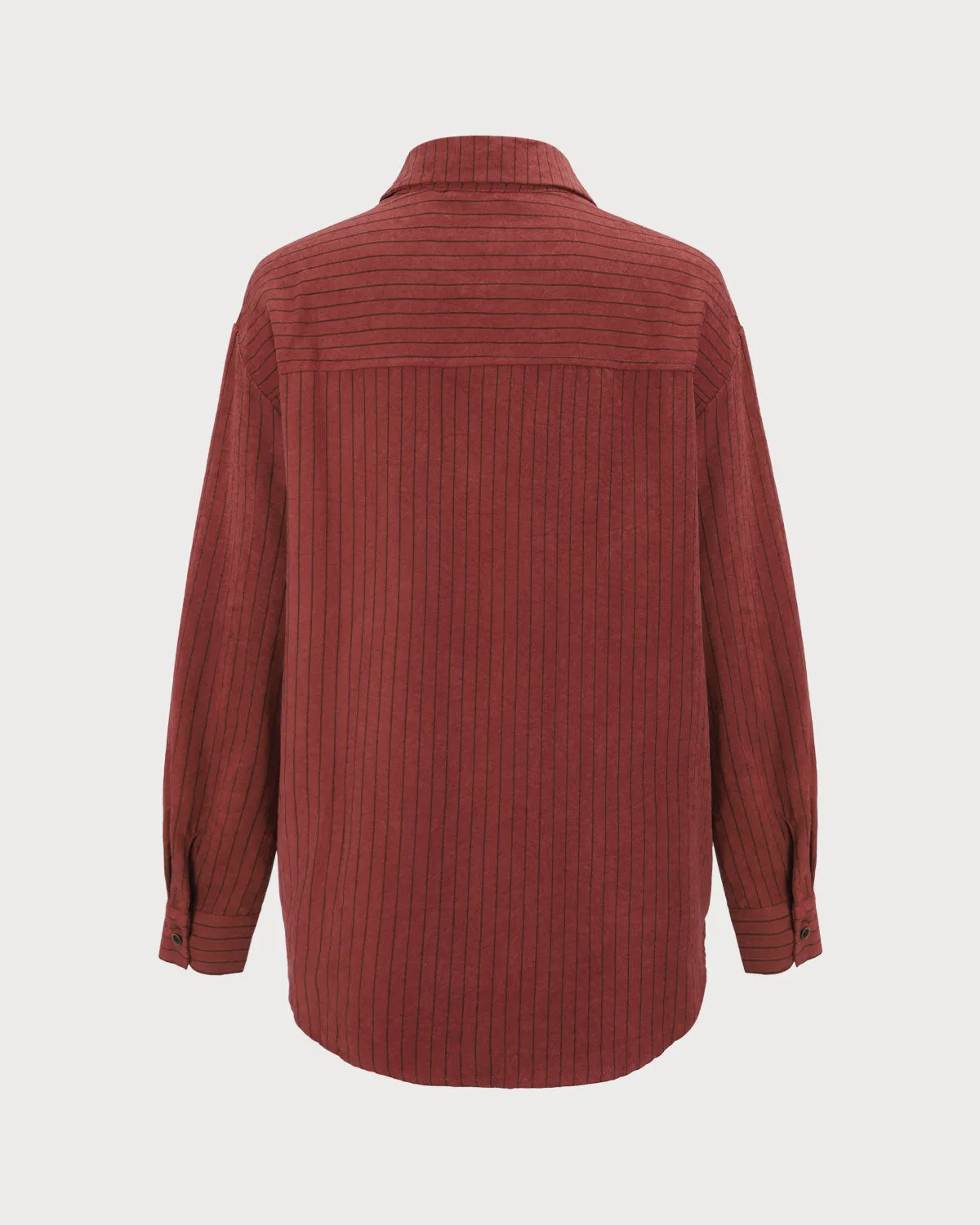 Women's Red Striped Pocket Shirt sold by rihoas product image thumbnail 2