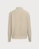 Women's Apricot Ribbed Knit Zipper Cardigan sold by rihoas