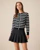 Women's Black Pleated A-Line Mini Skirt sold by rihoas