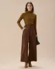 Army Green Mock Neck Knit Tee sold by rihoas