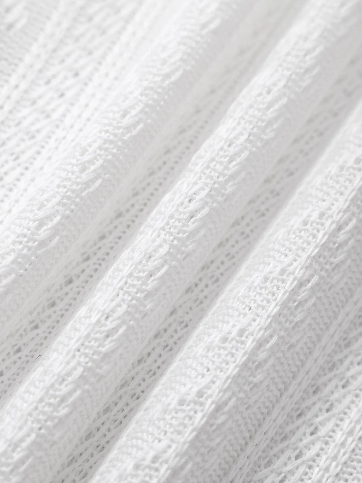 White See-Through Knit Tee sold by rihoas product image thumbnail 5