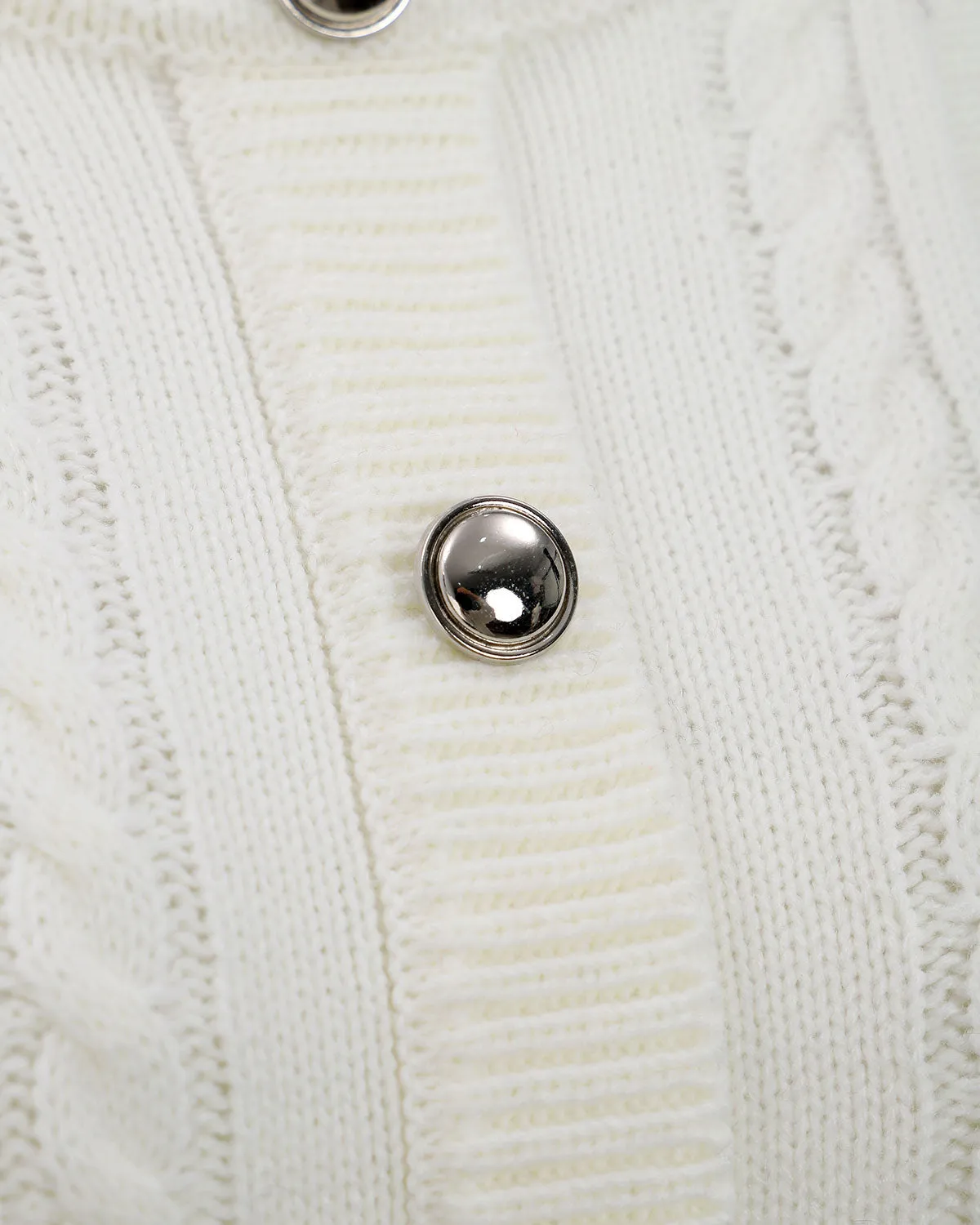 White Round Neck Bodycon Sweater Dress sold by rihoas product image thumbnail 2