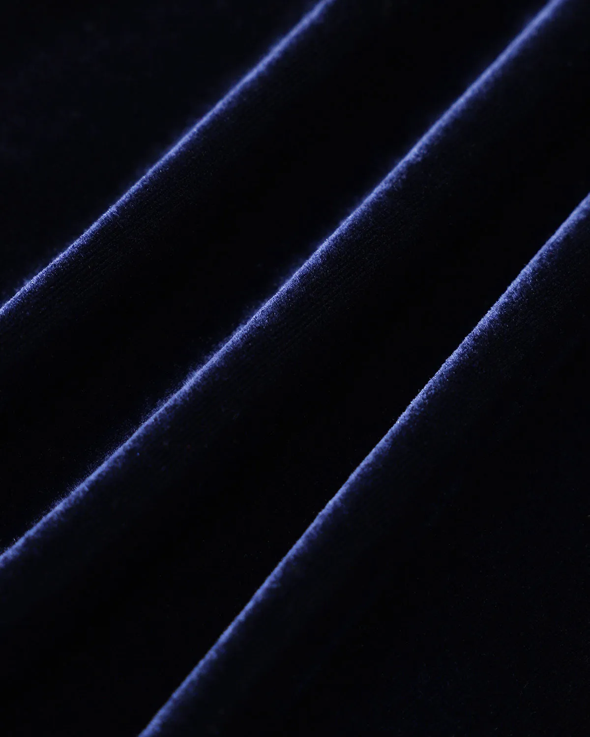 Navy Cowl Neck Velvet Maxi Dress sold by rihoas product image thumbnail 4