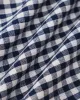 Navy Square Neck Plaid Mini Dress sold by rihoas