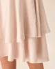 Apricot Square Neck Mermaid Midi Dress sold by rihoas