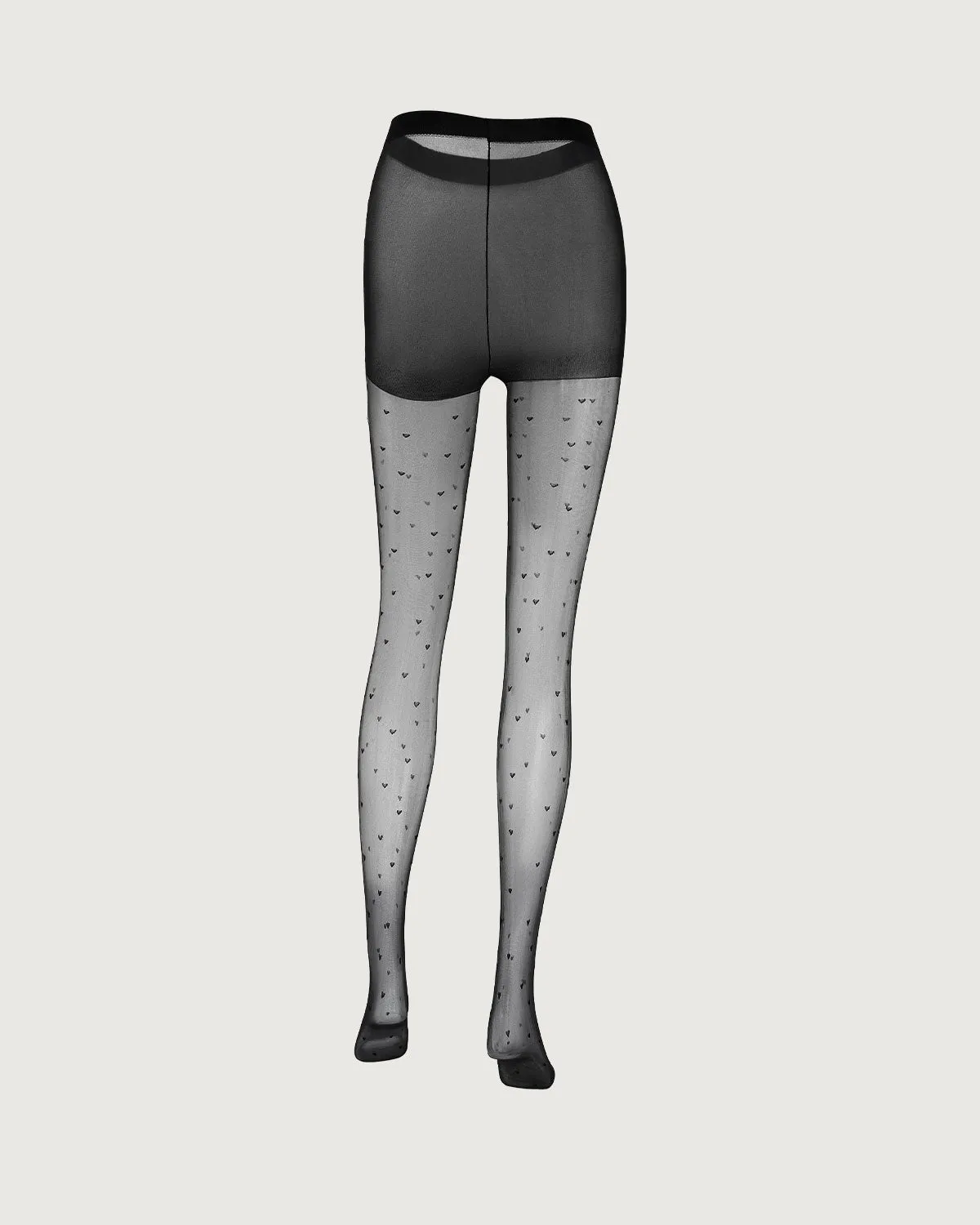 Black Heart Mesh Stockings sold by rihoas product image thumbnail 2