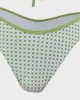 Green Plaid Halter Bikini Set sold by rihoas