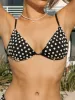 Black Polka Dot Bikini Set sold by rihoas