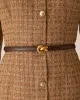 Coffee Retro Leather Belts sold by rihoas