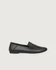 Enfiis Black Microfiber Loafer Flats sold by rihoas