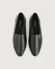 Enfiis Black Microfiber Loafer Flats sold by rihoas