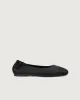 Enfiis Black Satin Square Toe Ballet Flats sold by rihoas