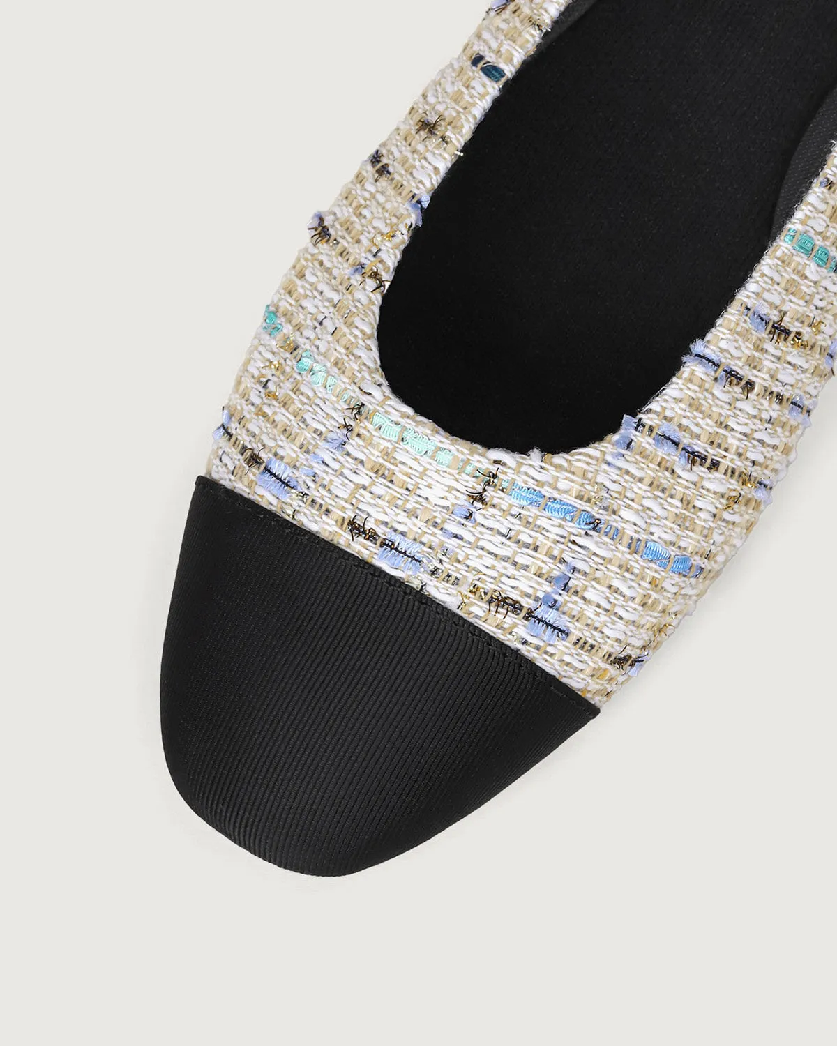 Enfiis Floral Rice Apricot Square Toe Ballet Flats sold by rihoas product image thumbnail 5